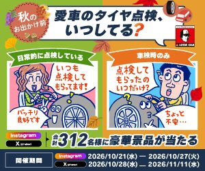 🍁 秋のお出かけ前、愛車のタイヤ点検いつしてる？🚗